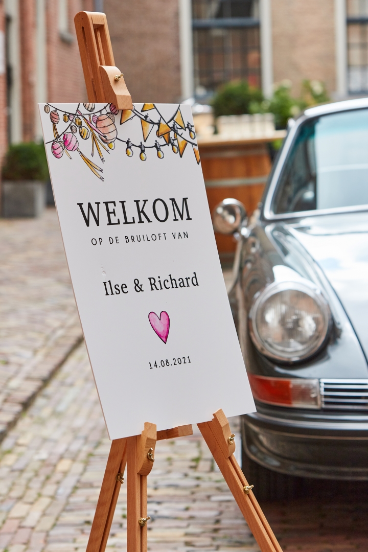 bruiloft welkom op de bruiloft